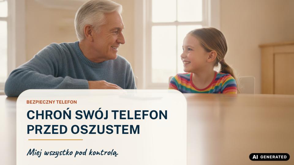 Uśmiechnięty dziadek i wnuczka rozmawiają przy stole w jasnym pokoju.